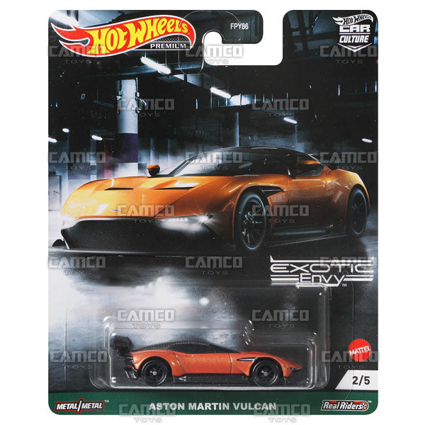 Aston Martin Vulcan - 2021 Hot Wheels Car Culture Exotic Envy Case D Assortment FPY86-957D by Mattel