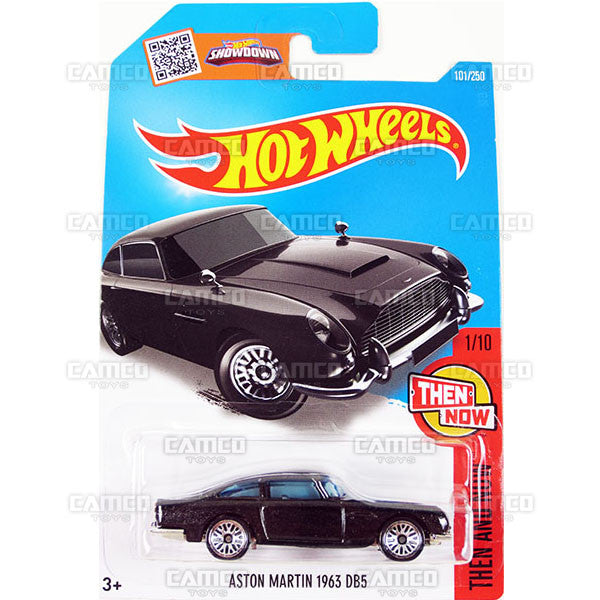 Aston Martin 1963 DB5 #101 Black - 2016 Hot Wheels Basic Mainline H Case WorldWide Assortment C4982