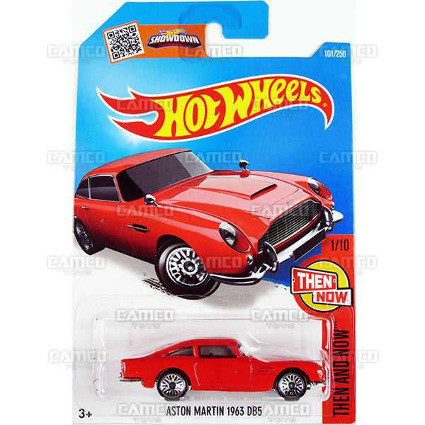 Aston Martin 1963 DB5 #101 Red - 2016 Hot Wheels Mainline C Case WorldWide Assortment C4982