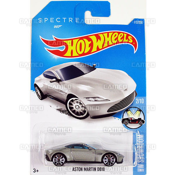 Aston Martin DB10 #112 James Bond Spectre 007 - 2016 Hot Wheels Basic Mainline F Case WorldWide Assortment C4982