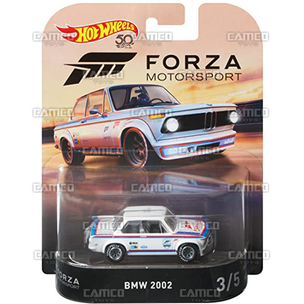 BMW 2002 - 2018 Hot Wheels Retro Replica Entertainment J Case FORZA MOTORSPORT assortment DMC55-956J by Mattel.