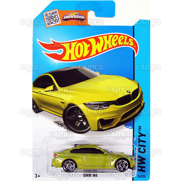 BMW M4 #24 gold (HW City) - 2015 Hot Wheels Basic Mainline C4982