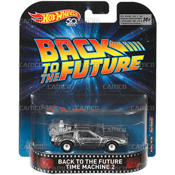 Back to the Future Time Machine 2 - 2018 Hot Wheels Retro Replica Entertainment G Case Assortment DMC55-956G