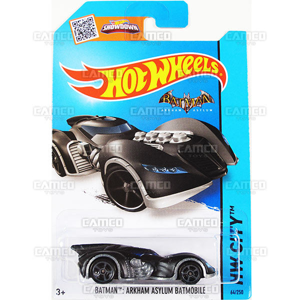 Batman Arkham Asylum Batmobile #64 (HW City) - 2015 Hot Wheels Basic Mainline C4982