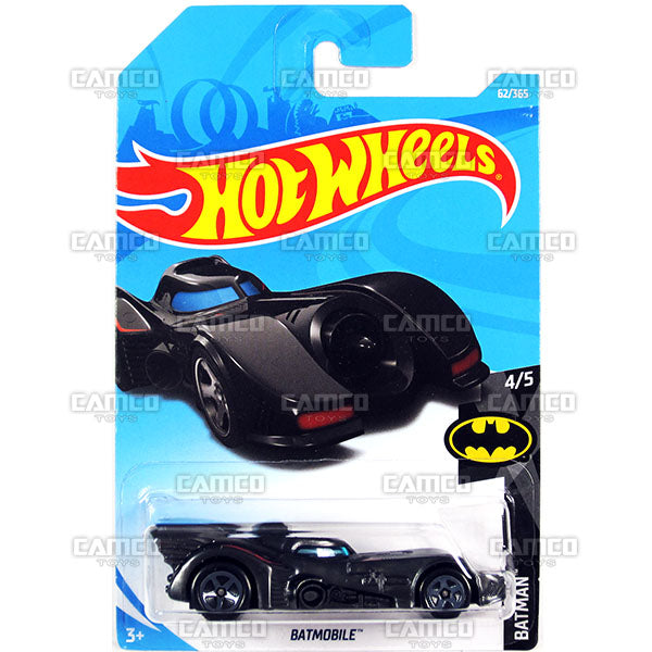 Batmobile #62 (Batman) - 2018 Hot Wheels Basic Mainline C Case Assortment C4982 by Mattel.