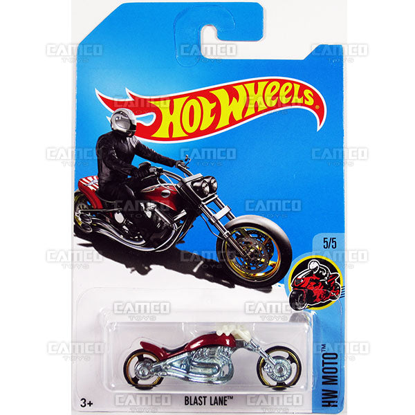 Blast Lane (HW Moto) Regular Treasure Hunt - 2017 Hot Wheels Basic Mainline P Case assortment C4982  by Mattel.