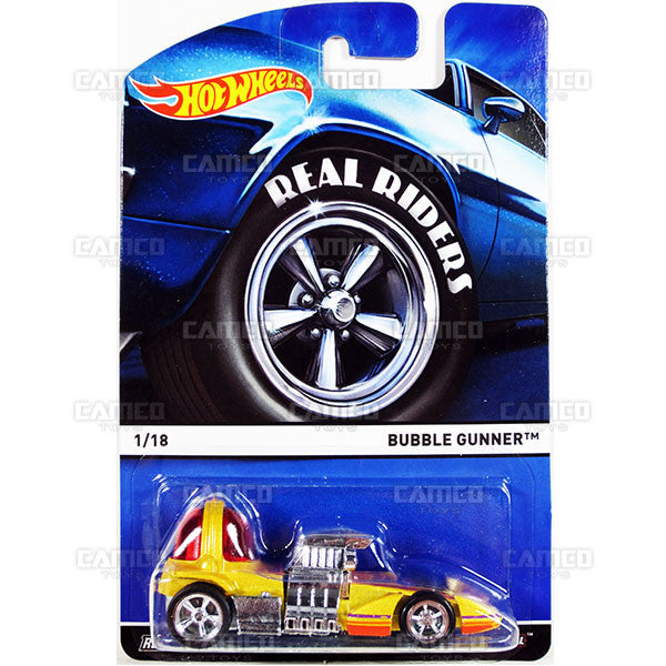 Bubble Gunner - 2015 Hot Wheels Heritage A Case (Real Riders) Assortment BDP91-956A by Mattel.