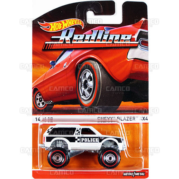 Chevy Blazer 4x4 - 2015 Hot Wheels Heritage F Case (Redline) Assortment BDP91-956F by Mattel.