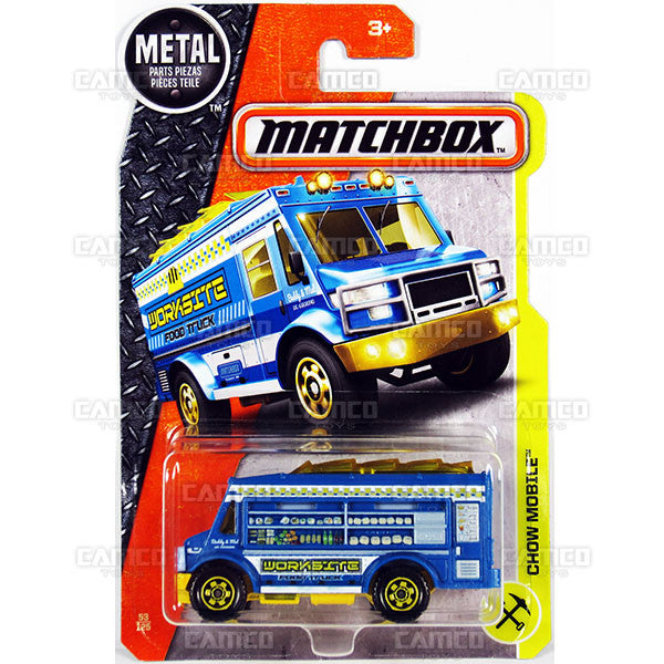 Chow Mobile #53 (Worksite Food Truck) - from 2017 Matchbox Basic Case Assortment 30782 by Mattel.