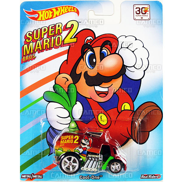 COOL ONE (Super Mario Bros. 2) - 2015 Hot Wheels Pop Culture F Case (SUPER MARIO) Assortment CFP34-956F by Mattel.