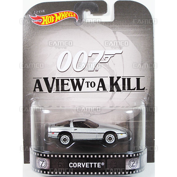 CORVETTE (James Bond 007) - 2015 Hot Wheels Retro Entertainment J Case BDT77-996J by Mattel