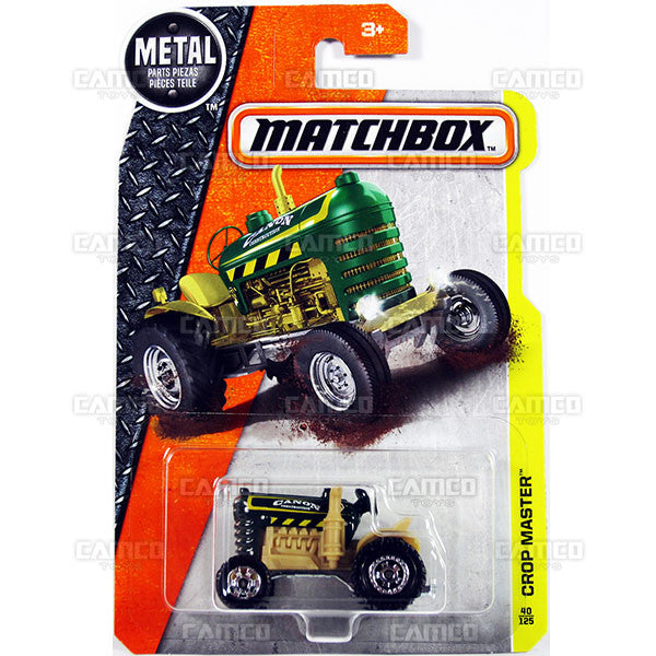 Crop Master #40 green - from 2017 Matchbox Basic A Case Assortment 30782 by Mattel.