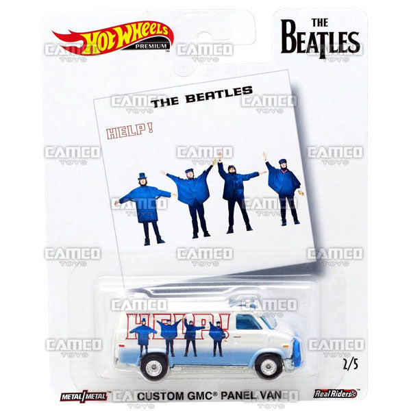 Custom GMC Panel Van - 2019 Hot Wheels Premium Pop Culture C Case THE BEATLES Assortment DLB45-946C by Mattel.