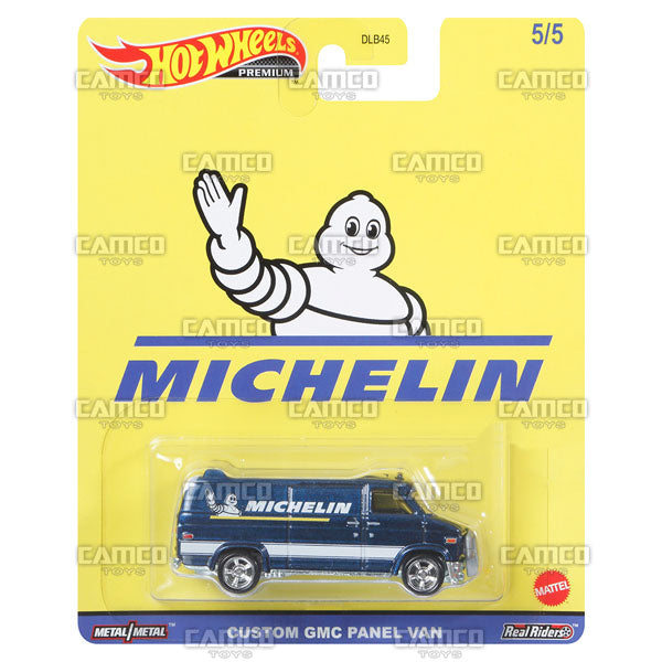 Custom GMC Panel Van (Michelin) - 2021 Hot Wheels Pop Culture Speed Shop Case K Assortment DLB45-946K by Mattel