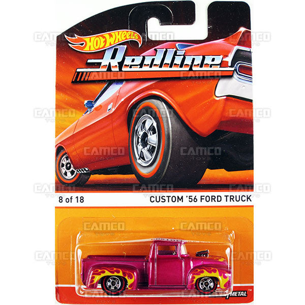 Custom 56 Ford Truck - 2015 Hot Wheels Heritage D Case (Redline) Assortment BDP91-956D by Mattel.
