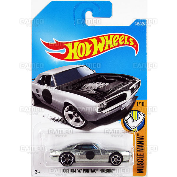 Custom 67 Pontiac Firebird #335 zamac (Muscle Mania) - 2017 Hot Wheels Basic Mainline Q Case assortment C4982  by Mattel.
