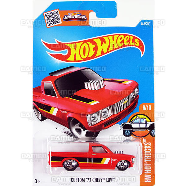 Custom 72 Chevy Luv #148 red - 2016 Hot Wheels
