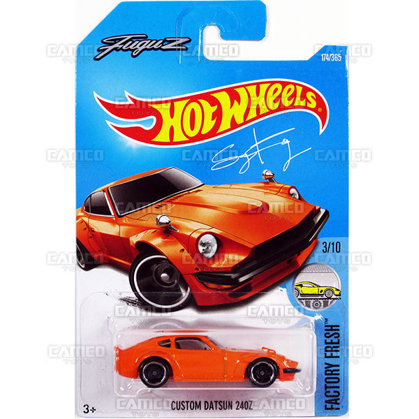 Custom Datsun 240z #174 orange (FUGU Z) - 2017 Hot Wheels