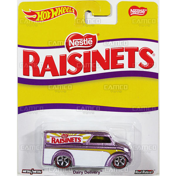 DAIRY DELIVERY (Raisinets) - from 2016 Hot Wheels Pop Culture A Case (NESTLE) Assortment DLB45-956A by Mattel.