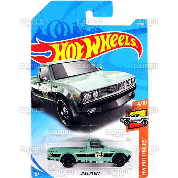 DATSUN 620 #9 (HW Hot Trucks) - 2018 Hot Wheels Basic Mainline A Case Assortment C4982 by Mattel.