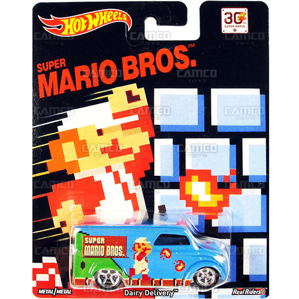 DAIRY DELIVERY (Super Mario Bros.) - 2015 Hot Wheels Pop Culture F Case (SUPER MARIO) Assortment CFP34-956F by Mattel.