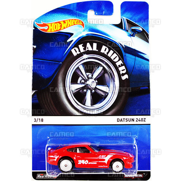 Datsun 240z - 2015 Hot Wheels Heritage A Case (Real Riders) Assortment BDP91-956A by Mattel.