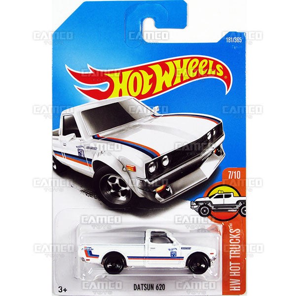 Datsun 620 #181 white (HW Hot Trucks) - 2017 Hot Wheels basic mainline H case Worldwide assortment C4982 by Mattel