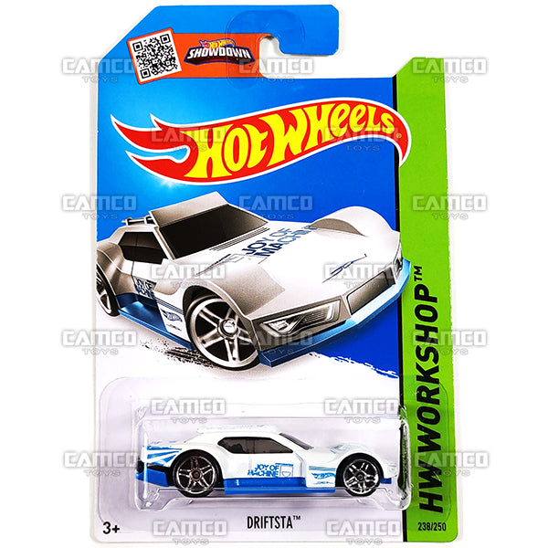 Driftsta #238 white - 2015 Hot Wheels Basic Mainline Assortment C4982 by Mattel.