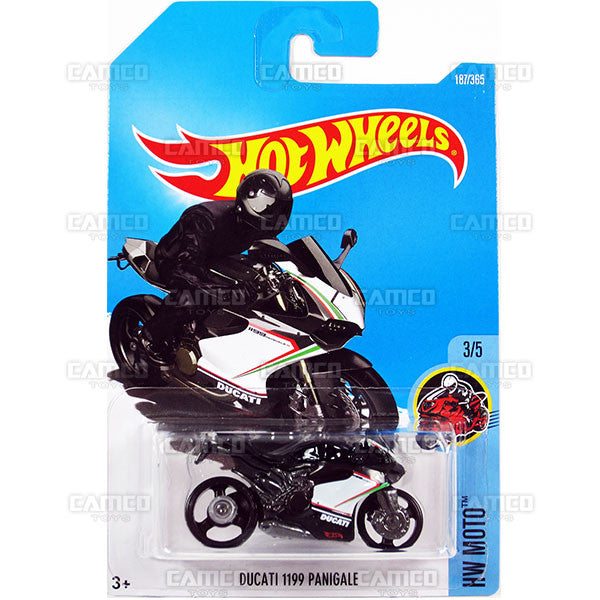 Ducati 1199 Panigale #187 black (HW Moto) - 2017 Hot Wheels basic mainline H case Worldwide assortment C4982 by Mattel