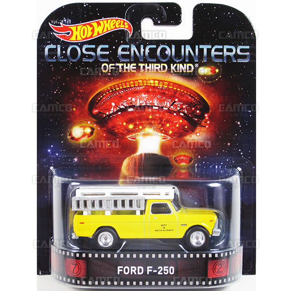 FORD F-250 (Close Encounters of the Third Kind) - 2015 Hot Wheels Retro Entertainment G Case BDT77-996G by Mattel
