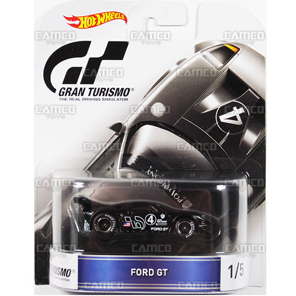 FORD GT LM Gran Turismo Hot Wheels Race Car 1:64 Mattel Black #4
