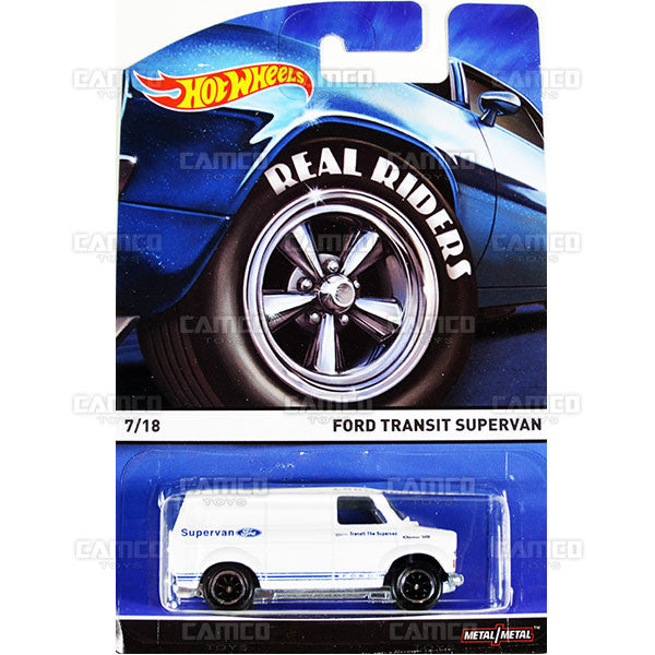 Ford Transit Supervan - 2015 Hot Wheels Heritage C Case (Real Riders) Assortment BDP91-956C by Mattel.