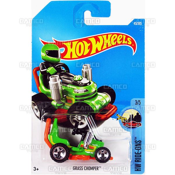 Grass Chomper #45 green - from 2017 Hot Wheels basic mainline C case Worldwide assortment C4982 by Mattel.
