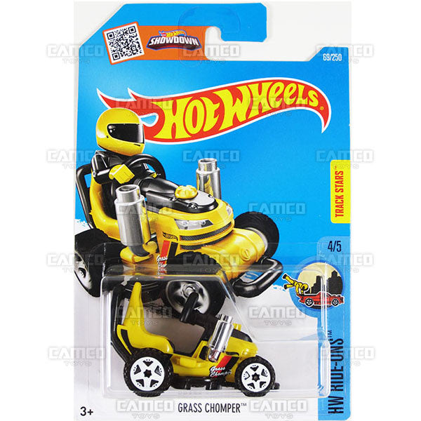 Grass Chomper #69 Yellow - 2016 Hot Wheels Basic Mainline F Case WorldWide Assortment C4982