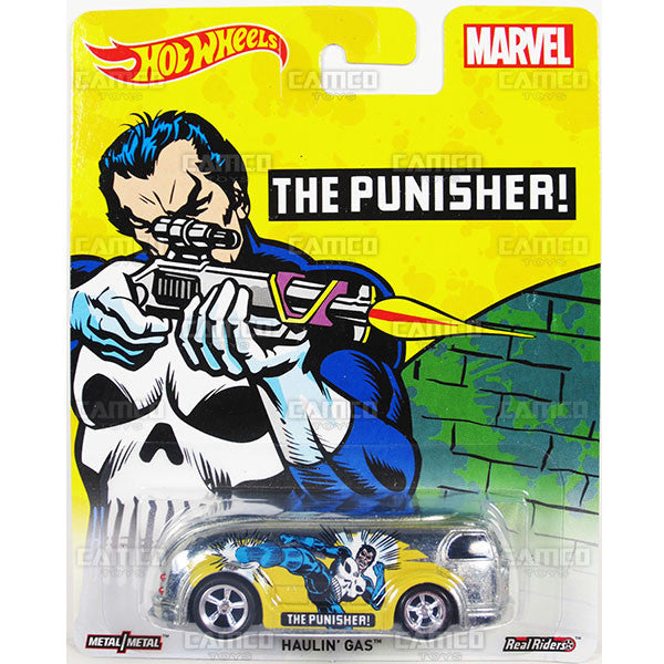 HAULIN GAS (The Punisher) - from 2016 Hot Wheels Pop Culture C Case (MARVEL) Assortment DLB45-956C by Mattel.