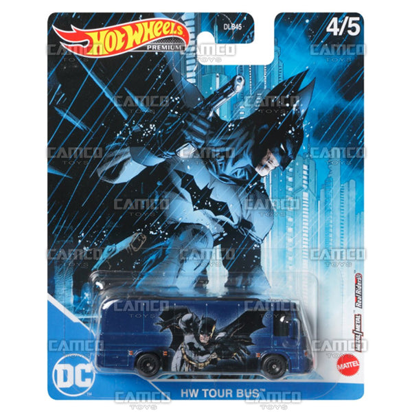 HW Tour Bus (Batman) - 2021 Hot Wheels Pop Culture DC COMICS Case M Assortment DLB45-946M by Mattel