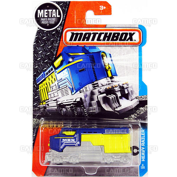 Heavy Railer #8 blue - from 2017 Matchbox Basic B Case Assortment 30782 by Mattel.