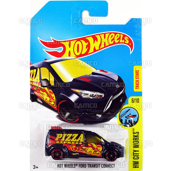 Hot Wheels Ford Transit Connect (HW City Works) - Regular Treasure Hunt - 2017 Hot Wheels Basic Mainline N Case C4982 by Mattel