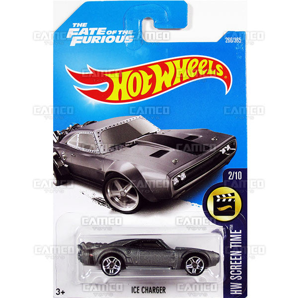 Ice Charger #266 The Fate of the Furious (HW Screen Time) - 2017 Hot Wheels Basic Mainline M Case - C4982