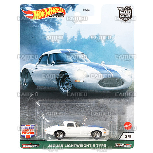 Jaguar Lightweight E-Type - 2021 Hot Wheels Car Culture British Horse Power Case A Assortment FPY86-957A by Mattel