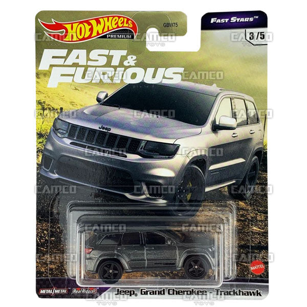 Jeep Grand Cherokee TrackHawk - 2021 Hot Wheels Fast &amp; Furious FAST STARS Case L Assortment GBW75-956L by Mattel.