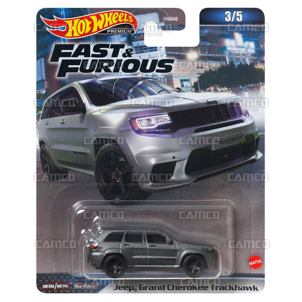 Jeep Grand Cherokee Trackhawk - Fast & Furious - 2023 Hot Wheels Premium A  Case - Camco Toys