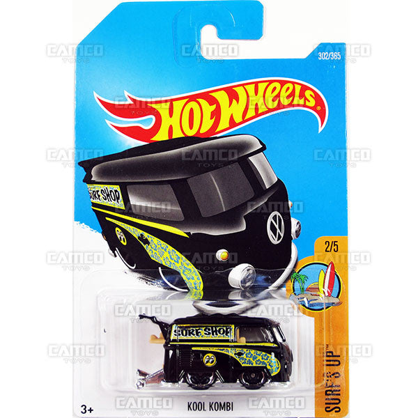 Kool Kombi #302 black MoonEyes Surf's Up - 2017 Hot Wheels Basic Mainline N Case C4982 by Mattel