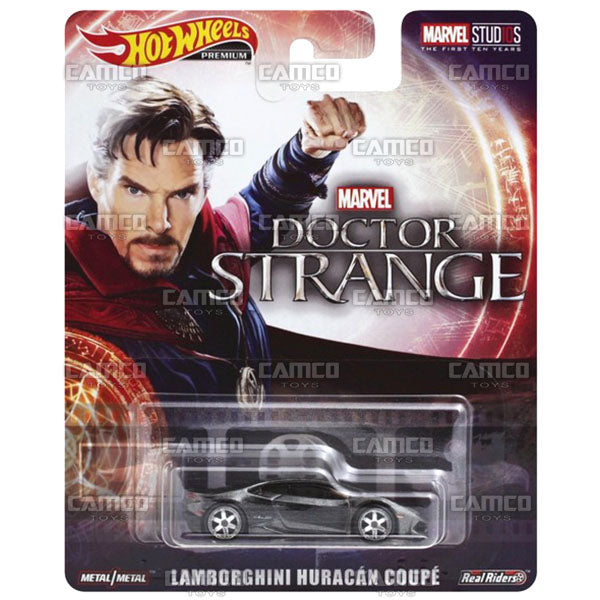 LAMBORGHINI HURACAN COUPE (Dr. Strange) - 2019 Hot Wheels Premium Retro Entertainment M Case Assortment DMC55-956M by Mattel.