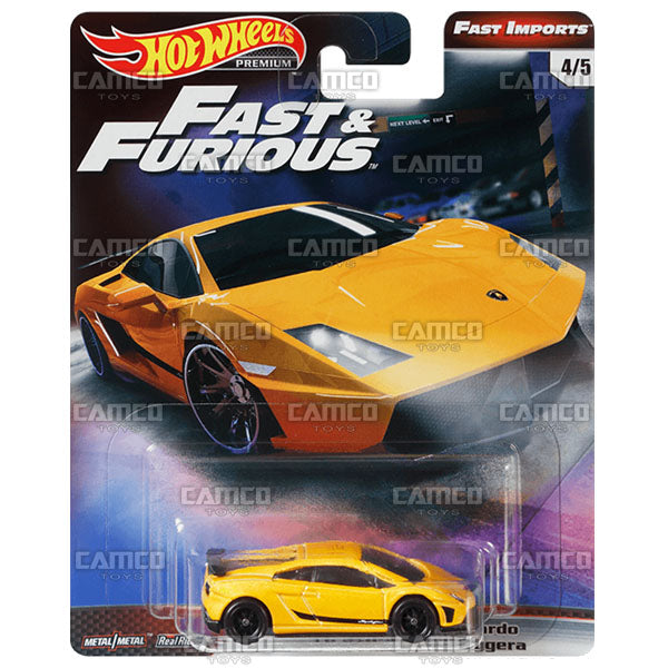Lamborghini Gallardo LP 570-4 Superleggera - 2019 Hot Wheels Premium Fast &amp; Furious Fast Imports A Case Assortment GBW75-956A By Mattel.