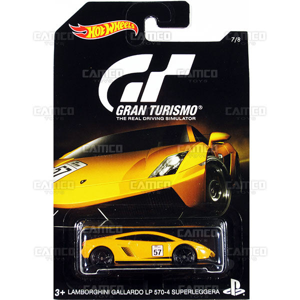 Lamborghini Gallardo LP 570-4 Superleggera - 2016 Hot Wheels GRAN TURISMO Case Assortment DJL12-999A by Mattel.