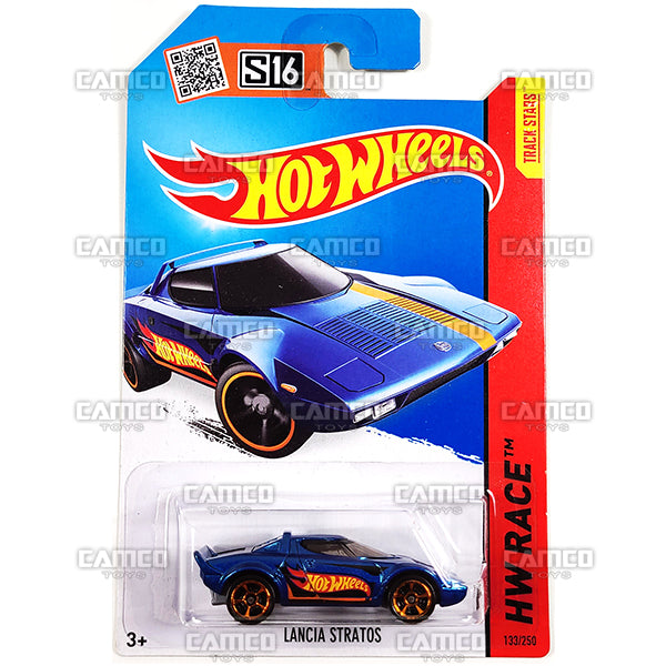 Lancia Stratos #133 blue - 2015 Hot Wheels Basic Mainline Assortment C4982 By Mattel.