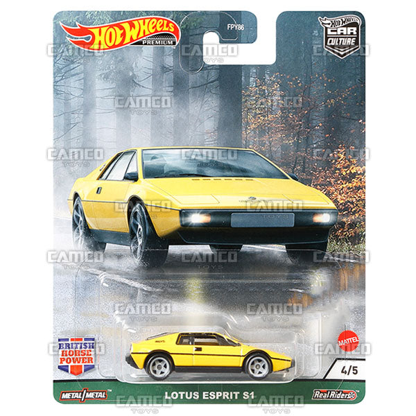 Lotus Esprit S1 - 2021 Hot Wheels Car Culture British Horse Power Case A Assortment FPY86-957A by Mattel