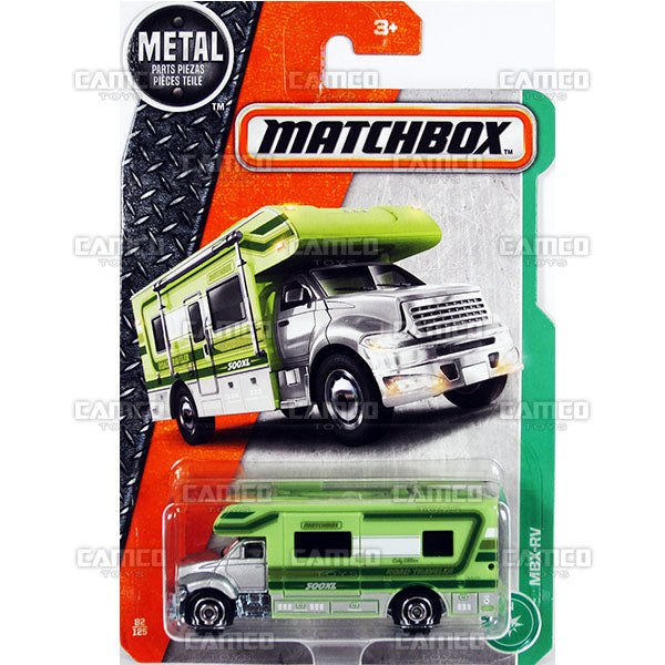 MBX-RV #82 green - 2017 Matchbox Basic L Case Assortment 30782 by Mattel.