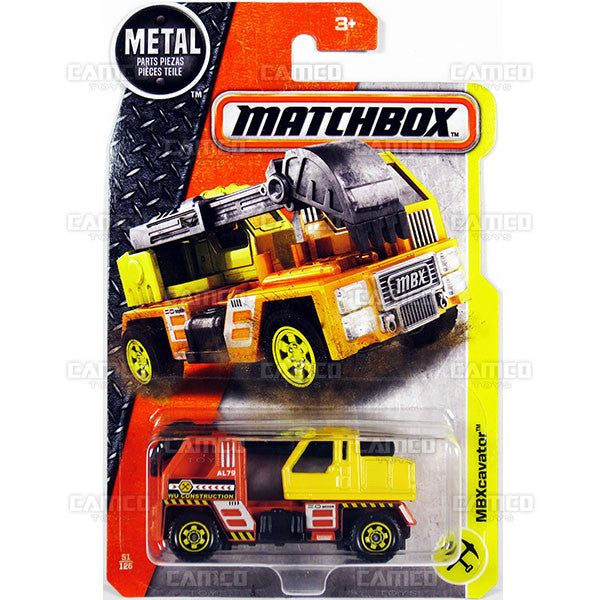MBXcavator #51 - from 2017 Matchbox Basic J Case Assortment 30782 by Mattel.